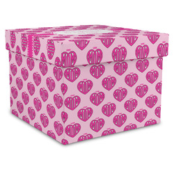 Love You Mom Gift Box with Lid - Canvas Wrapped - X-Large