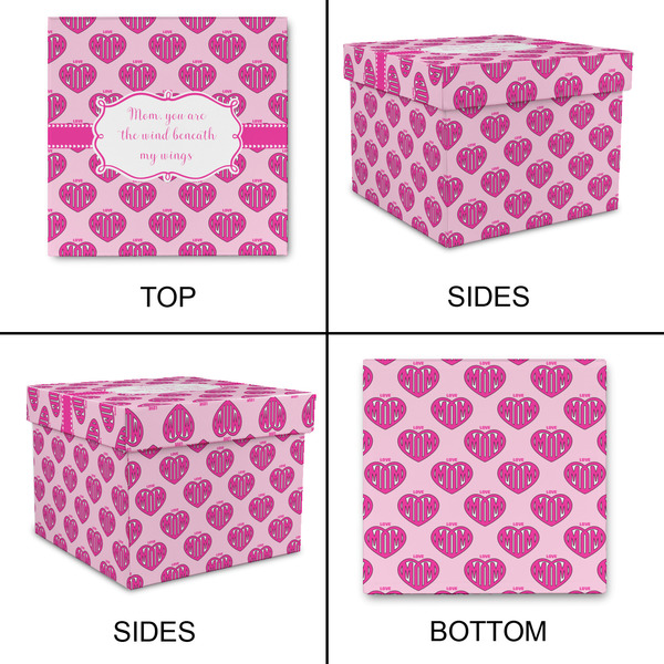 Love You Mom Gift Boxes with Lid - Canvas Wrapped - XX-Large - Approval