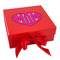 Love You Mom Gift Boxes with Magnetic Lid - Red - Front