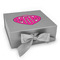 Love You Mom Gift Boxes with Magnetic Lid - Silver - Front