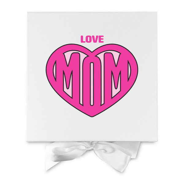 Love You Mom Gift Boxes with Magnetic Lid - White - Approval