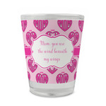 Love You Mom Glass Shot Glass - 1.5 oz - Set of 4