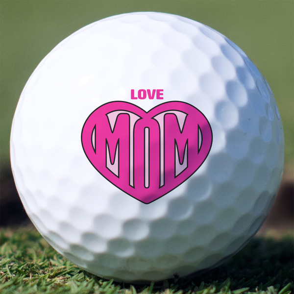 Custom Love You Mom Golf Balls