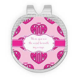 Love You Mom Golf Ball Marker - Hat Clip - Silver