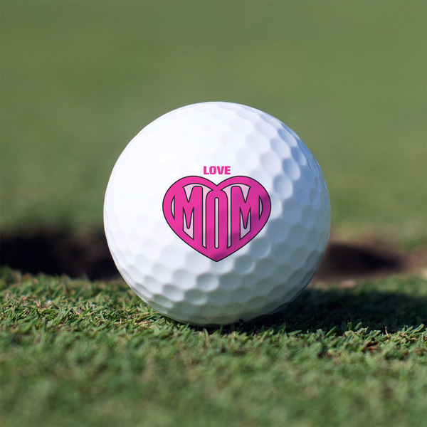 Custom Love You Mom Golf Balls - Non-Branded - Set of 12