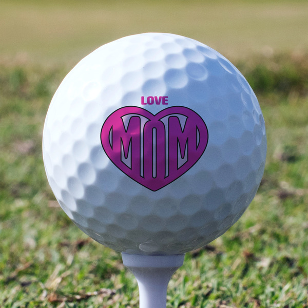 Love You Mom Golf Ball - Non-Branded - Tee