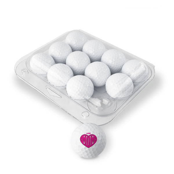 Love You Mom Golf Balls - Generic - Set of 12 - PACKAGING
