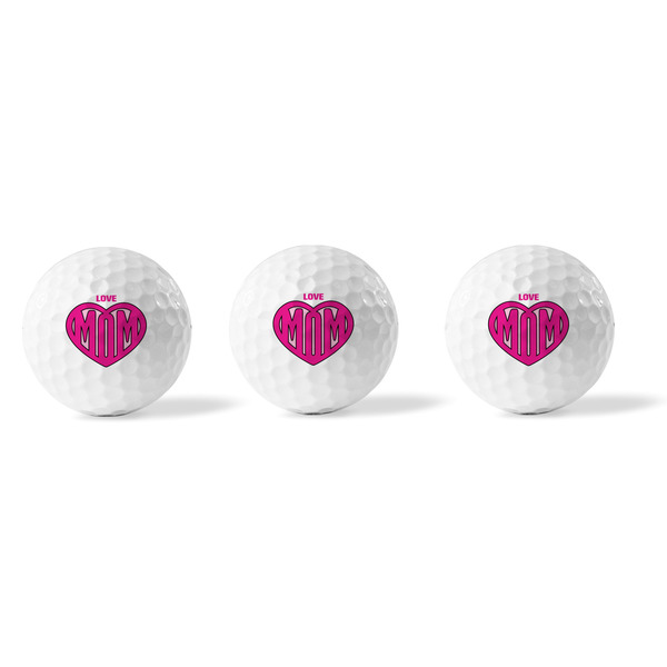 Love You Mom Golf Balls - Generic - Set of 3 - APPROVAL