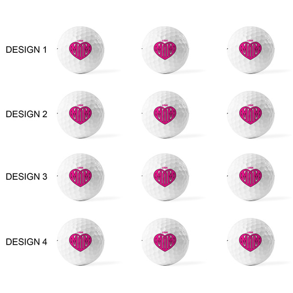Love You Mom Golf Balls - Titleist - Set of 12 - APPROVAL