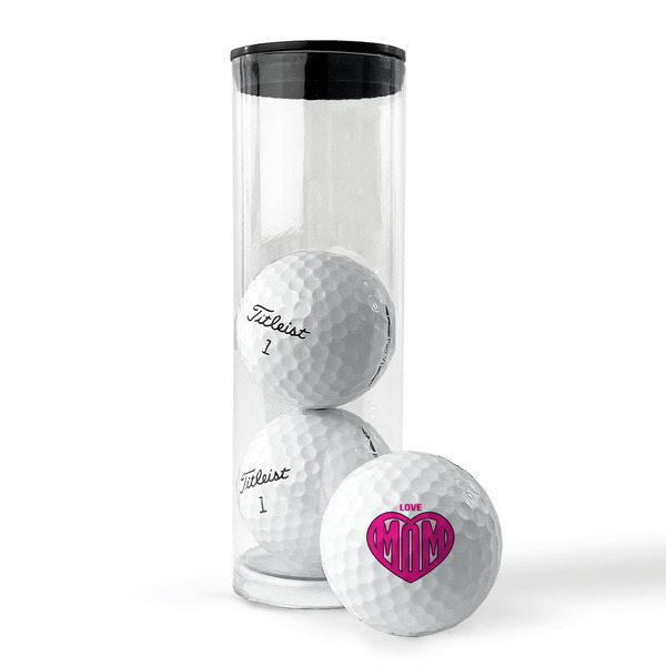 Love You Mom Golf Balls - Titleist - Set of 3 - PACKAGING