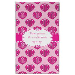 Love You Mom Golf Towel - Poly-Cotton Blend
