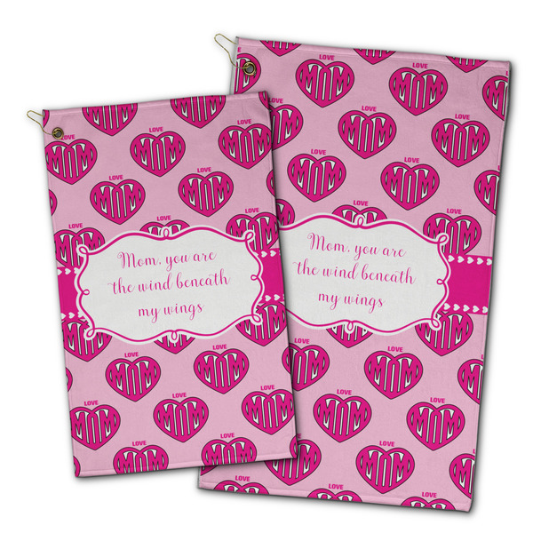 Love You Mom Golf Towel - PARENT (small and large)