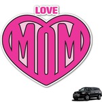 Love You Mom Graphic Car Decal