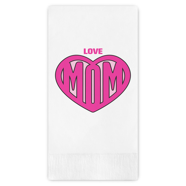 Custom Love You Mom Guest Towels - Full Color