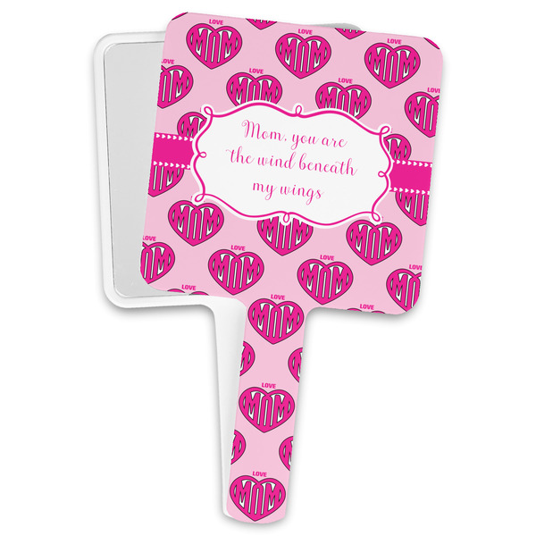 Custom Love You Mom Hand Mirror