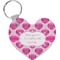 Love You Mom Heart Keychain (Personalized)