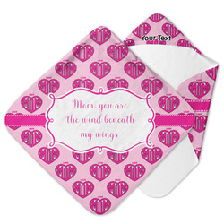 Love You Mom Hooded Baby Towel