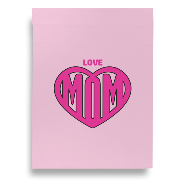 Love You Mom House Flags - Double Sided - BACK