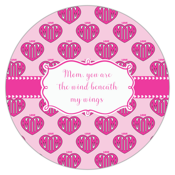Love You Mom Icing Circle - Medium - Single
