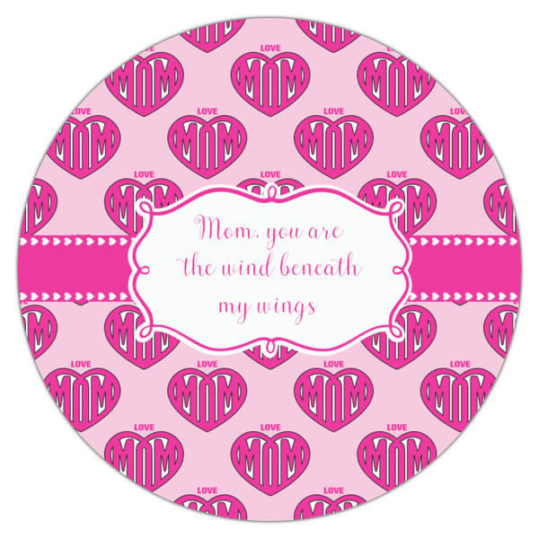 Love You Mom Icing Circle - Small - Single