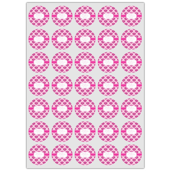 Love You Mom Icing Circle - XSmall - Set of 35