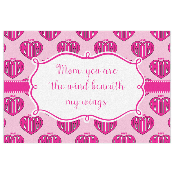 Love You Mom Indoor / Outdoor Rug - 2'x3' - Front Flat