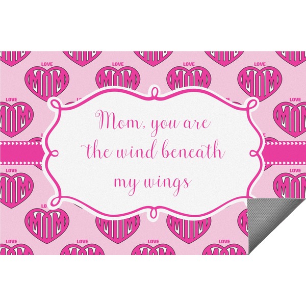 Custom Love You Mom Indoor / Outdoor Rug - 8'x10'