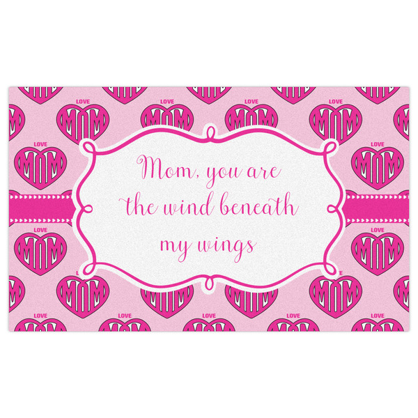 Love You Mom Indoor / Outdoor Rug - 3'x5' - Front Flat