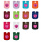 Love You Mom Iron On Bib - Colors Available