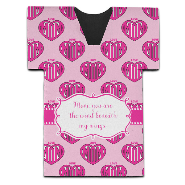 Custom Love You Mom Jersey Bottle Cooler