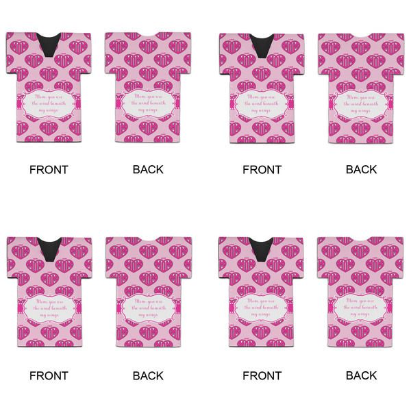 Love You Mom Jersey Bottle Cooler - Set of 4 - APPROVAL