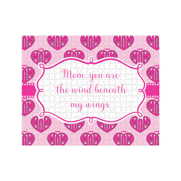 Custom Love You Mom 500 pc Jigsaw Puzzle