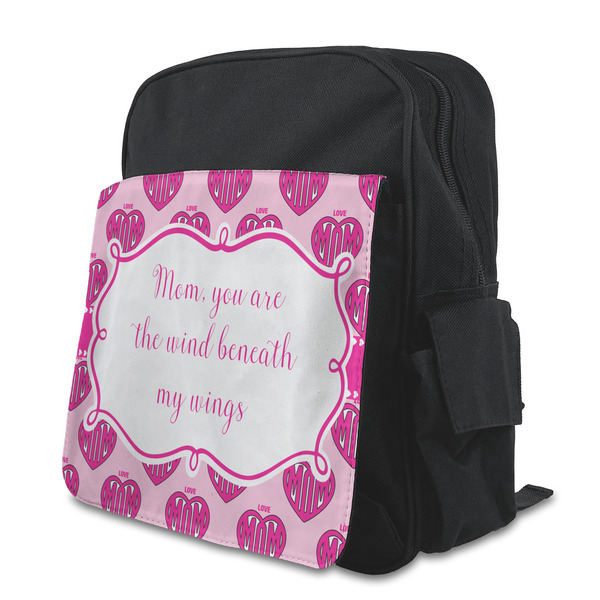 Custom Love You Mom Preschool Backpack