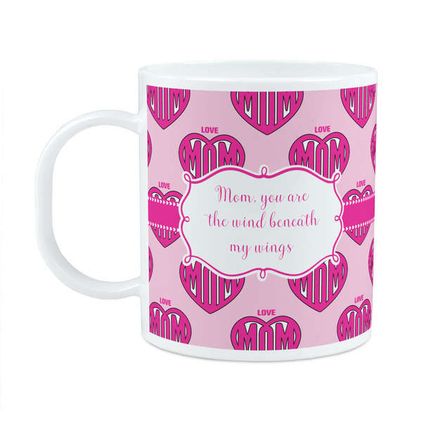 Custom Love You Mom Plastic Kids Mug