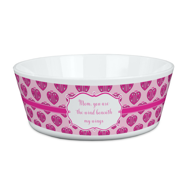Custom Love You Mom Kid's Bowl