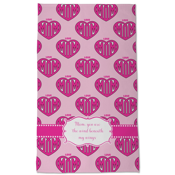 Love You Mom Kitchen Towel - Poly Cotton - Full Front