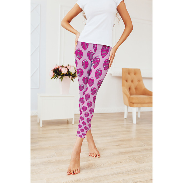 Love You Mom Ladies Leggings - LIFESTYLE 2