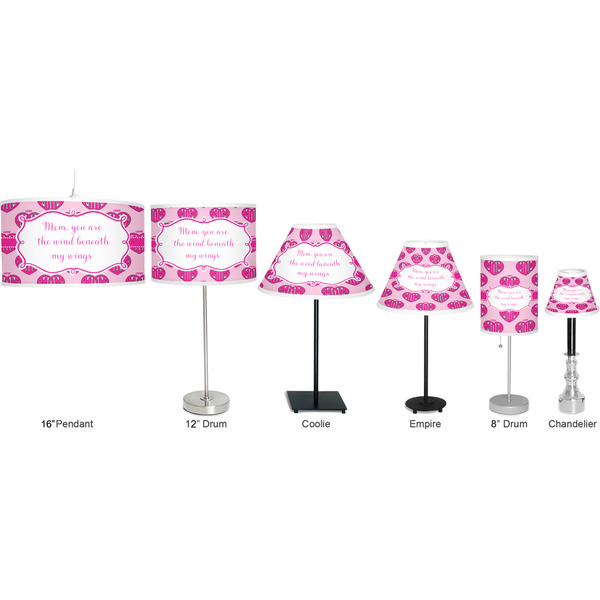 Love You Mom Lamp Full View Size Comparison