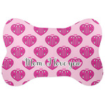 Love You Mom Bone Shaped Dog Food Mat