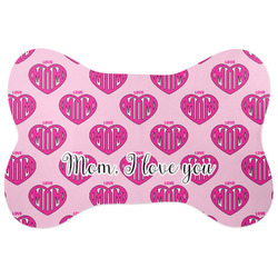 Love You Mom Bone Shaped Dog Food Mat (Large)
