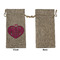 Love You Mom Large Burlap Gift Bags - Front Approval