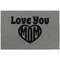 Love You Mom Large Engraved Gift Box with Leather Lid - Approval