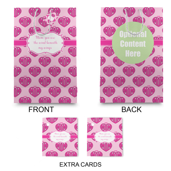 Love You Mom Large Gift Bag - Approval