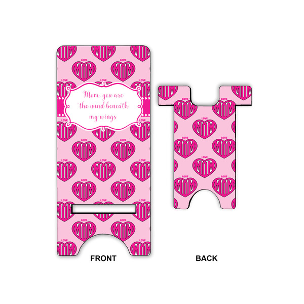 Love You Mom Large Phone Stand - Front & Back
