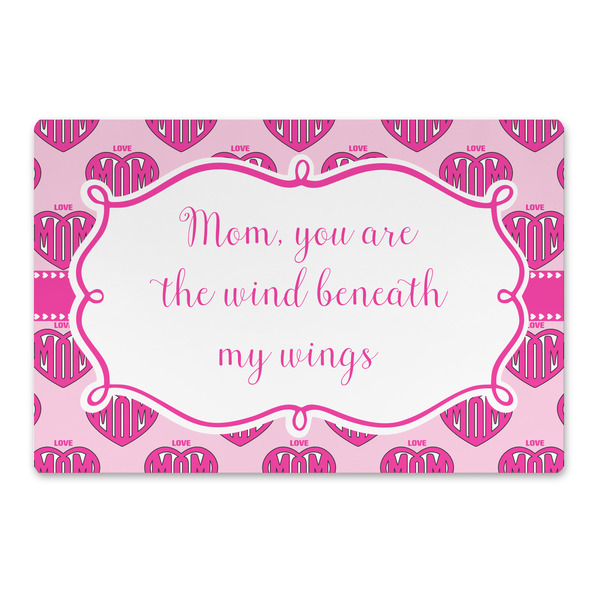 Custom Love You Mom Large Rectangle Car Magnet