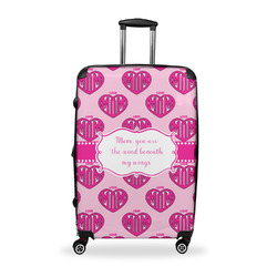 Love You Mom Suitcase - 28" Large - Checked