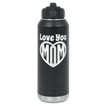 Love You Mom Water Bottles - Laser Engraved