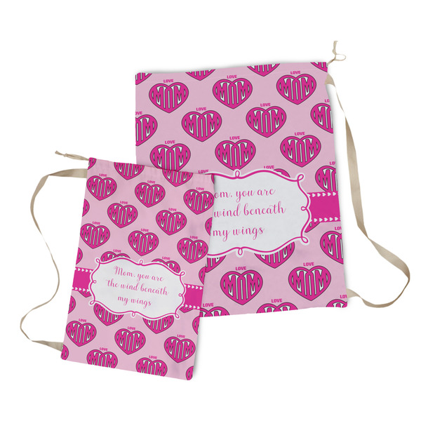 Love You Mom Laundry Bag - Both Bags