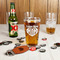 Love You Mom Leather Bar Bottle Opener - IN CONTEXT