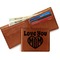 Love You Mom Leather Bifold Wallet - Main